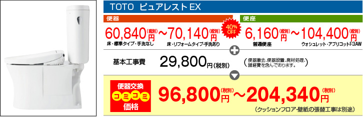 TOTO ピュアレストＥＸ